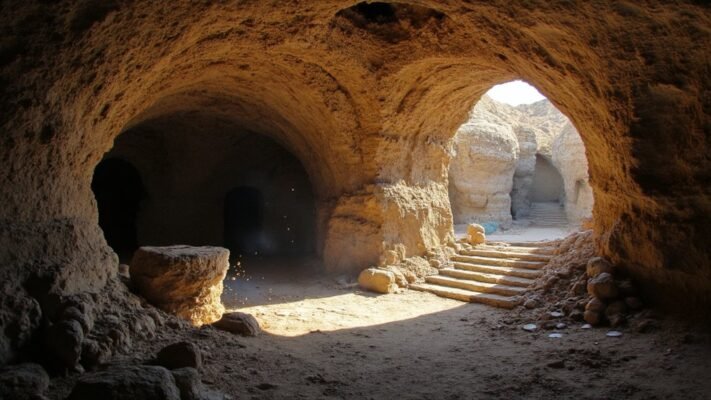 ancient underground city soundscape