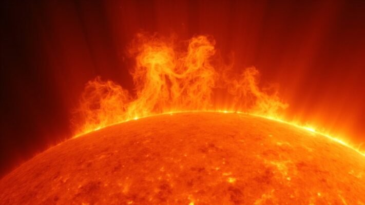 solar surface precipitation documented